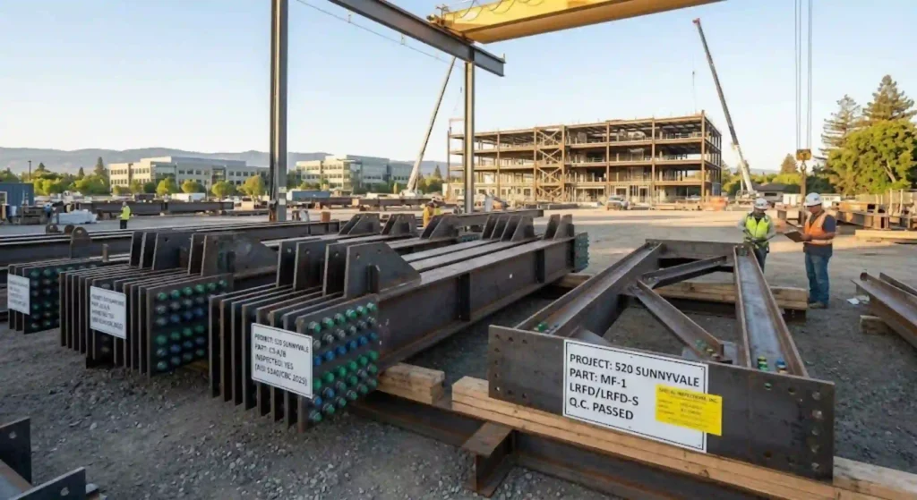 Custom structural steel fabrication for Sunnyvale commercial projects
