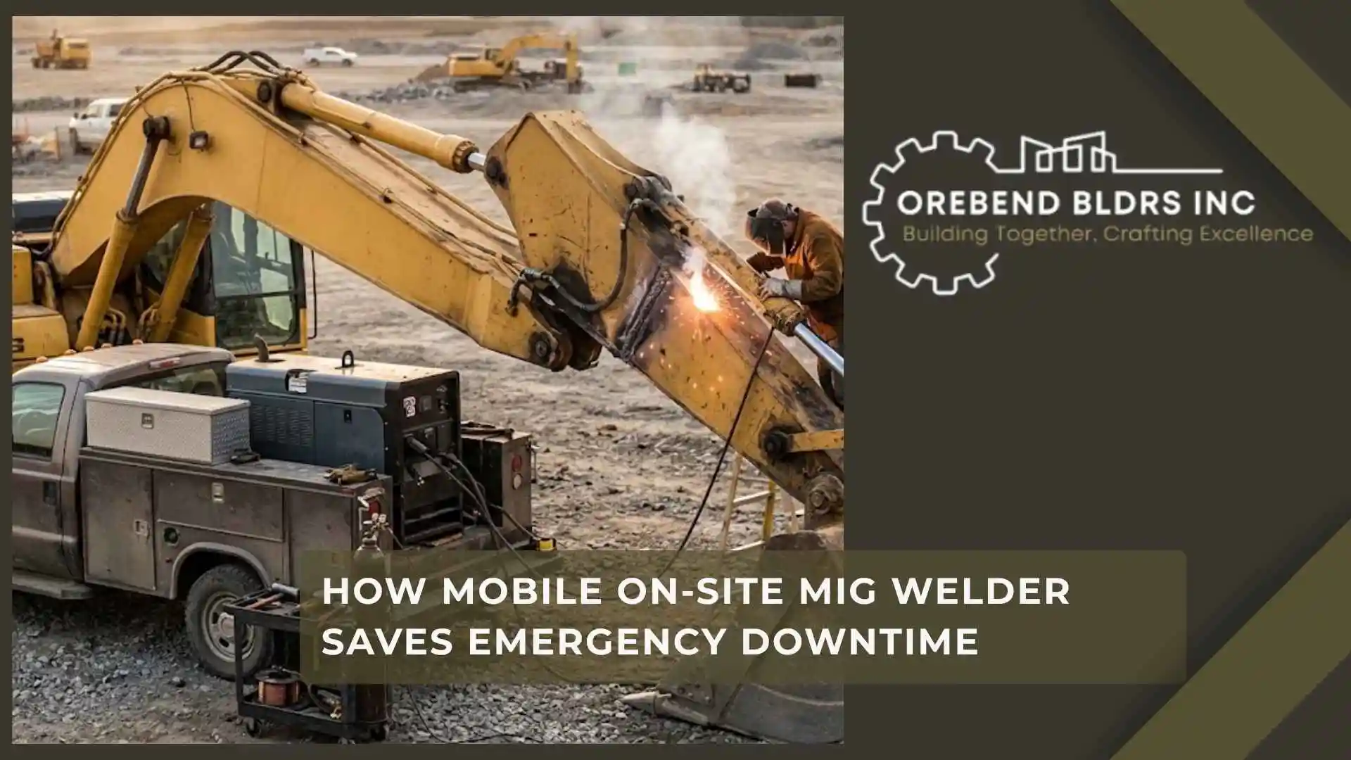 How Mobile On-Site mig welder Saves Emergency Downtime